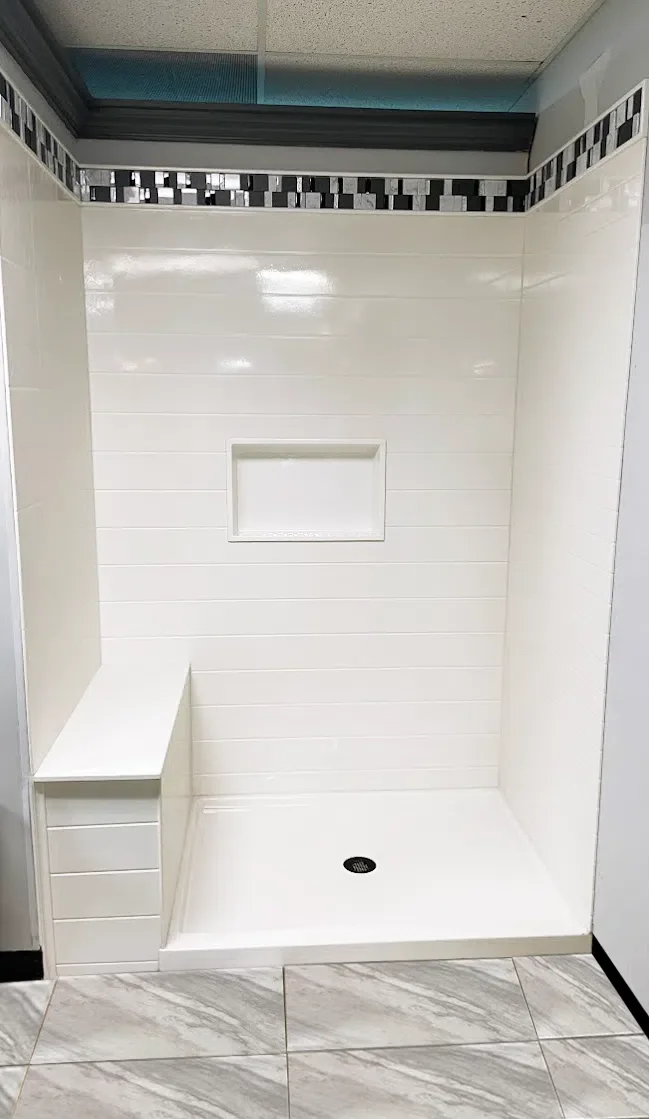 Clean & Classic bathroom finish example